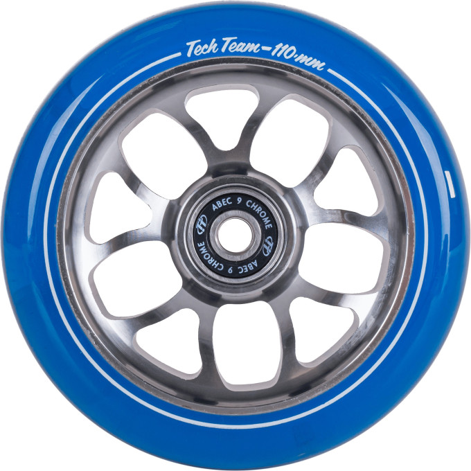 Колесо для самоката TECH TEAM X-TREME 110*24мм 5Y, transparent blue NN007721